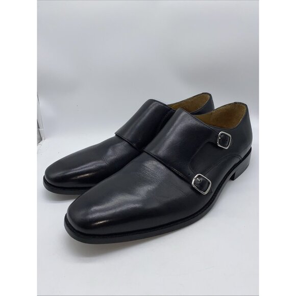 Cole Haan Men’s Carnegie Double Monk Strap Black Leather Dress Shoes Size 13M - Picture 16 of 16
